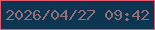 文字の大きさ：4、枠の色：e2586c、背景の色：0b3550、文字の色：956f78 無料ブログパーツのブログ時計