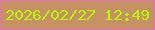 文字の大きさ：1、枠の色：e270bc、背景の色：c69263、文字の色：b9f905 無料ブログパーツのブログ時計