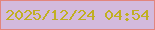 文字の大きさ：1、枠の色：e2857e、背景の色：d3badd、文字の色：c1af23 無料ブログパーツのブログ時計
