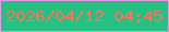 文字の大きさ：3、枠の色：e29ce6、背景の色：24c183、文字の色：ff705d 無料ブログパーツのブログ時計
