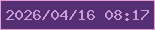 文字の大きさ：1、枠の色：e29ecf、背景の色：542f73、文字の色：cb9cd4 無料ブログパーツのブログ時計
