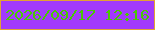 文字の大きさ：1、枠の色：e2a233、背景の色：a23afc、文字の色：48c802 無料ブログパーツのブログ時計