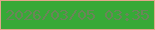 文字の大きさ：1、枠の色：e2a68c、背景の色：37a937、文字の色：6b8559 無料ブログパーツのブログ時計