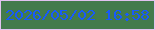 文字の大きさ：5、枠の色：e2c3f0、背景の色：437b4c、文字の色：175afb 無料ブログパーツのブログ時計