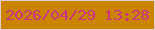 文字の大きさ：1、枠の色：e2cdd1、背景の色：ca8402、文字の色：ca3381 無料ブログパーツのブログ時計