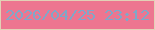 文字の大きさ：3、枠の色：e2d1b6、背景の色：ed7690、文字の色：81a7c8 無料ブログパーツのブログ時計
