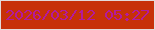 文字の大きさ：5、枠の色：e2dbd9、背景の色：c73108、文字の色：b31a9e 無料ブログパーツのブログ時計