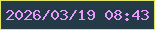 文字の大きさ：2、枠の色：e2e65f、背景の色：253a47、文字の色：e79afd 無料ブログパーツのブログ時計