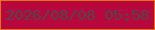 文字の大きさ：1、枠の色：e37315、背景の色：b7073e、文字の色：524744 無料ブログパーツのブログ時計