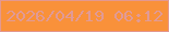 文字の大きさ：1、枠の色：e39890、背景の色：f9913a、文字の色：e19a96 無料ブログパーツのブログ時計