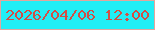 文字の大きさ：5、枠の色：e3a59c、背景の色：21eef5、文字の色：d24f46 無料ブログパーツのブログ時計