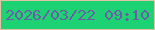 文字の大きさ：4、枠の色：e3c3a6、背景の色：1cd273、文字の色：6e5ca7 無料ブログパーツのブログ時計