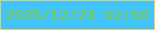 文字の大きさ：2、枠の色：e3cf6a、背景の色：41c4fa、文字の色：86ca40 無料ブログパーツのブログ時計