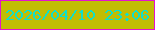 文字の大きさ：5、枠の色：e412ce、背景の色：c1bd04、文字の色：10dfc9 無料ブログパーツのブログ時計