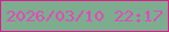 文字の大きさ：1、枠の色：e41592、背景の色：7cad8f、文字の色：e646bb 無料ブログパーツのブログ時計