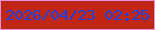 文字の大きさ：4、枠の色：e490db、背景の色：c12613、文字の色：1443ed 無料ブログパーツのブログ時計