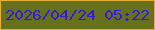 文字の大きさ：3、枠の色：e4b12d、背景の色：67701b、文字の色：311dd7 無料ブログパーツのブログ時計
