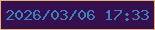 文字の大きさ：1、枠の色：e4b276、背景の色：36104e、文字の色：3f81bf 無料ブログパーツのブログ時計