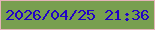 文字の大きさ：4、枠の色：e4b4ba、背景の色：789f50、文字の色：2102c7 無料ブログパーツのブログ時計