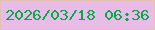 文字の大きさ：1、枠の色：e4c2b3、背景の色：e8bce7、文字の色：01ab48 無料ブログパーツのブログ時計