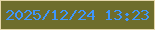 文字の大きさ：2、枠の色：e4d6aa、背景の色：6e6d2c、文字の色：3e96fd 無料ブログパーツのブログ時計