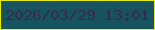 文字の大きさ：2、枠の色：e4eb13、背景の色：18545f、文字の色：362a51 無料ブログパーツのブログ時計