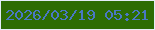 文字の大きさ：3、枠の色：e4ecf9、背景の色：2d6c04、文字の色：4978c5 無料ブログパーツのブログ時計