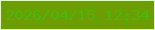 文字の大きさ：4、枠の色：e4fbc0、背景の色：6c9d02、文字の色：47b90f 無料ブログパーツのブログ時計