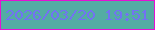 文字の大きさ：5、枠の色：e510d4、背景の色：54aca4、文字の色：7272f3 無料ブログパーツのブログ時計