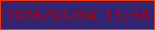 文字の大きさ：5、枠の色：e53718、背景の色：312572、文字の色：ab000e 無料ブログパーツのブログ時計
