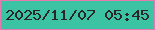 文字の大きさ：1、枠の色：e57aae、背景の色：3bc3a3、文字の色：292628 無料ブログパーツのブログ時計
