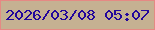文字の大きさ：1、枠の色：e58984、背景の色：c5b192、文字の色：22069b 無料ブログパーツのブログ時計