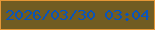 文字の大きさ：4、枠の色：e59737、背景の色：715c22、文字の色：0854bb 無料ブログパーツのブログ時計