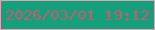 文字の大きさ：5、枠の色：e5a3ba、背景の色：14a07a、文字の色：c85a78 無料ブログパーツのブログ時計