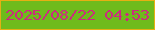 文字の大きさ：1、枠の色：e5b013、背景の色：6fbb1c、文字の色：cc2c7f 無料ブログパーツのブログ時計