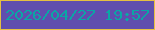 文字の大きさ：4、枠の色：e5c042、背景の色：604eae、文字の色：0aa7a5 無料ブログパーツのブログ時計