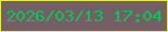 文字の大きさ：4、枠の色：e5ed48、背景の色：745f67、文字の色：0ec455 無料ブログパーツのブログ時計