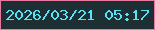 文字の大きさ：2、枠の色：e679a0、背景の色：1e2f34、文字の色：57e3f7 無料ブログパーツのブログ時計