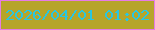 文字の大きさ：2、枠の色：e67ce6、背景の色：b6a52a、文字の色：29c6e1 無料ブログパーツのブログ時計