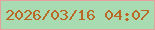 文字の大きさ：3、枠の色：e6a09e、背景の色：a9dbb2、文字の色：ba6826 無料ブログパーツのブログ時計