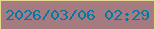 文字の大きさ：1、枠の色：e6d792、背景の色：a67b80、文字の色：0178a5 無料ブログパーツのブログ時計