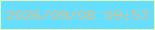 文字の大きさ：1、枠の色：e6f5b3、背景の色：66dfff、文字の色：cdc298 無料ブログパーツのブログ時計
