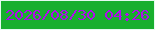 文字の大きさ：5、枠の色：e6faf0、背景の色：18af2e、文字の色：b00bec 無料ブログパーツのブログ時計