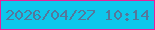文字の大きさ：1、枠の色：e7219a、背景の色：0dc7ec、文字の色：54779b 無料ブログパーツのブログ時計