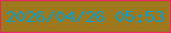 文字の大きさ：5、枠の色：e7295f、背景の色：9d781c、文字の色：109ac6 無料ブログパーツのブログ時計