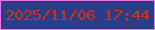 文字の大きさ：4、枠の色：e778e9、背景の色：2b3d89、文字の色：c83217 無料ブログパーツのブログ時計