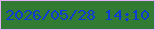 文字の大きさ：1、枠の色：e7b0fc、背景の色：327b33、文字の色：0b3dd4 無料ブログパーツのブログ時計