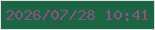 文字の大きさ：4、枠の色：e7dde4、背景の色：1a6643、文字の色：8e5382 無料ブログパーツのブログ時計