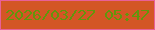 文字の大きさ：1、枠の色：e86097、背景の色：d35625、文字の色：62960c 無料ブログパーツのブログ時計