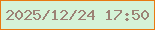 文字の大きさ：3、枠の色：e87a11、背景の色：d5f3d7、文字の色：9c8275 無料ブログパーツのブログ時計